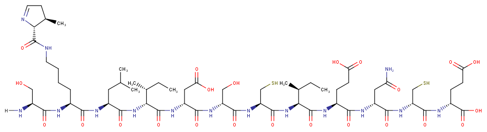 Chemical structure of the SOLIDSCIENCE peptide